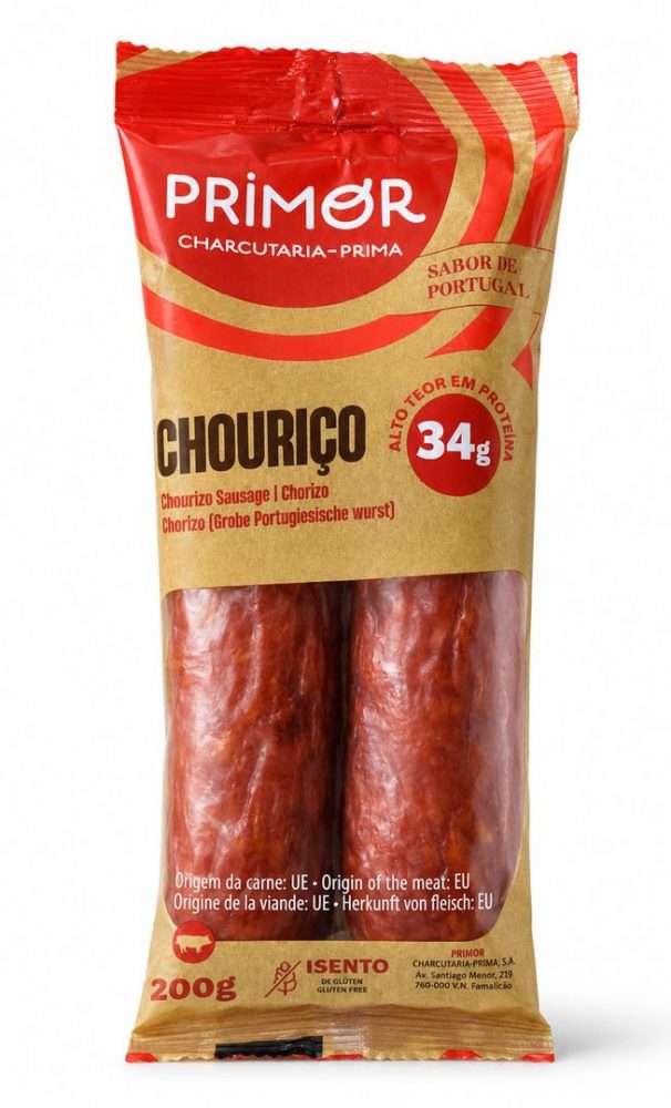 CHOURIÇO CORRENTE 200gr (cx.20x200gr) PRIMOR