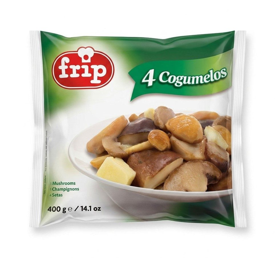COGUMELOS 4 TIPOS CONG. EMB: 400Gr