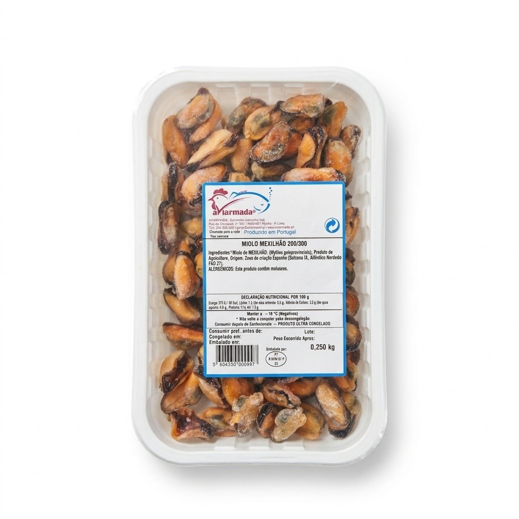 MIOLO MEXILHAO COV. (CX.12X250GR) AVIARMADA