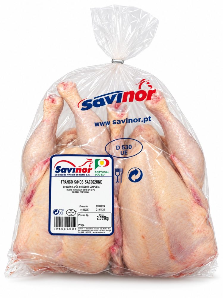 FRANGO FRESCO 1.3/1.5KG EMB. SACO 2 UN / CX: 5 SC