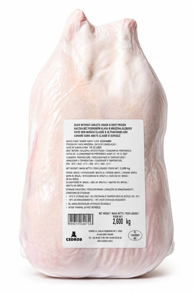 PATO ADULTO CONG. IMP. C/M (cx:6X2.6kg)