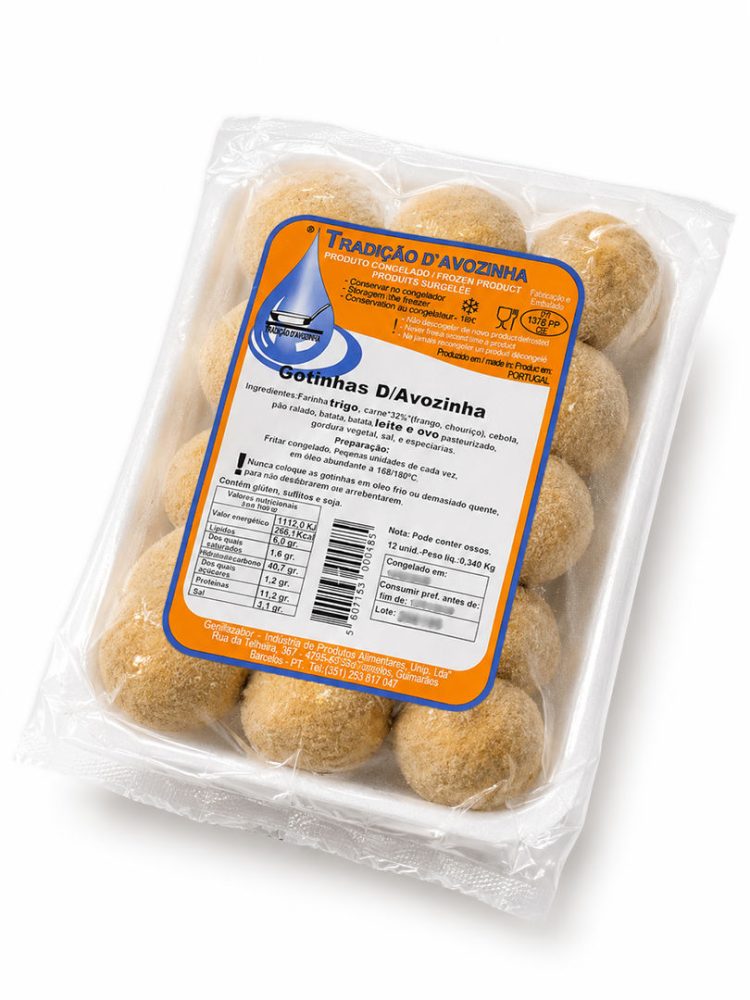GOTINHAS CARNE (cx.8cov.X12un) AVOZINHA