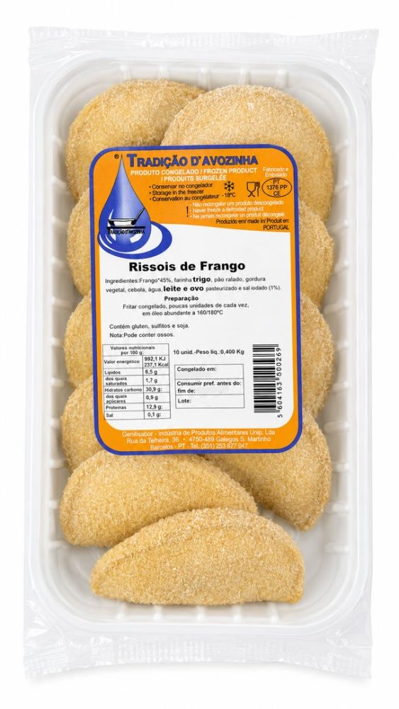 RISSOIS FRANGO (cx.12cvX10un) AVOZINHA