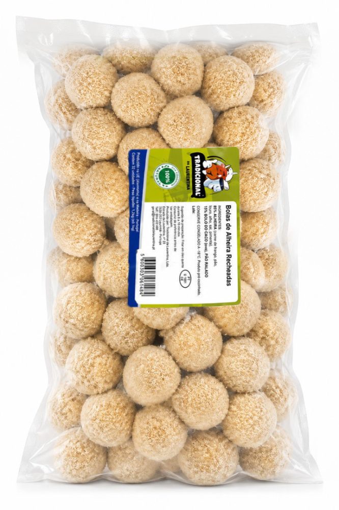 BOLINHAS DE ALHEIRA RECHEADAS SACO 50UN