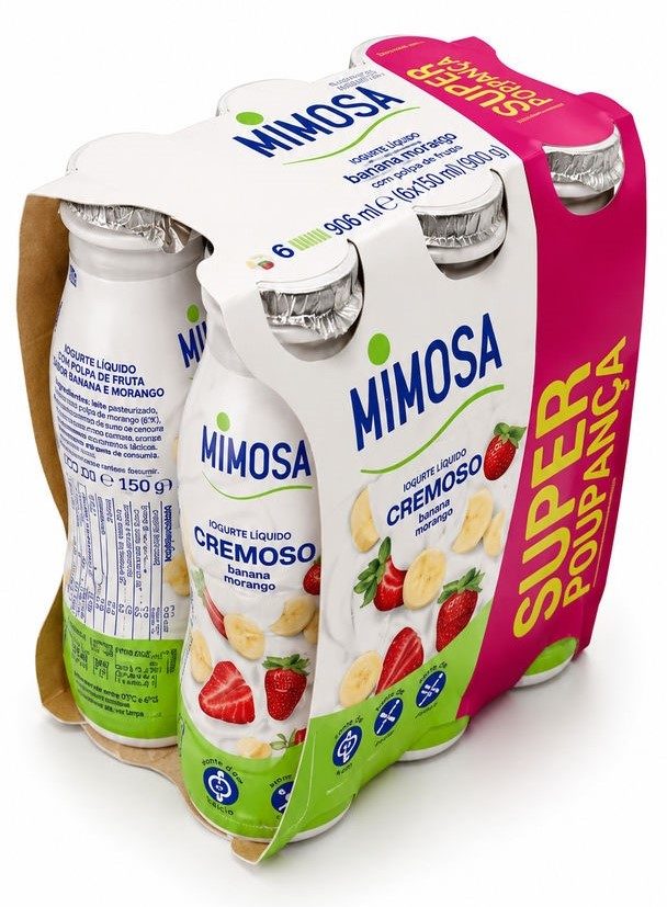 IOGURTE LIQ CREMOSO MORANGO BANANA *MIMOSA