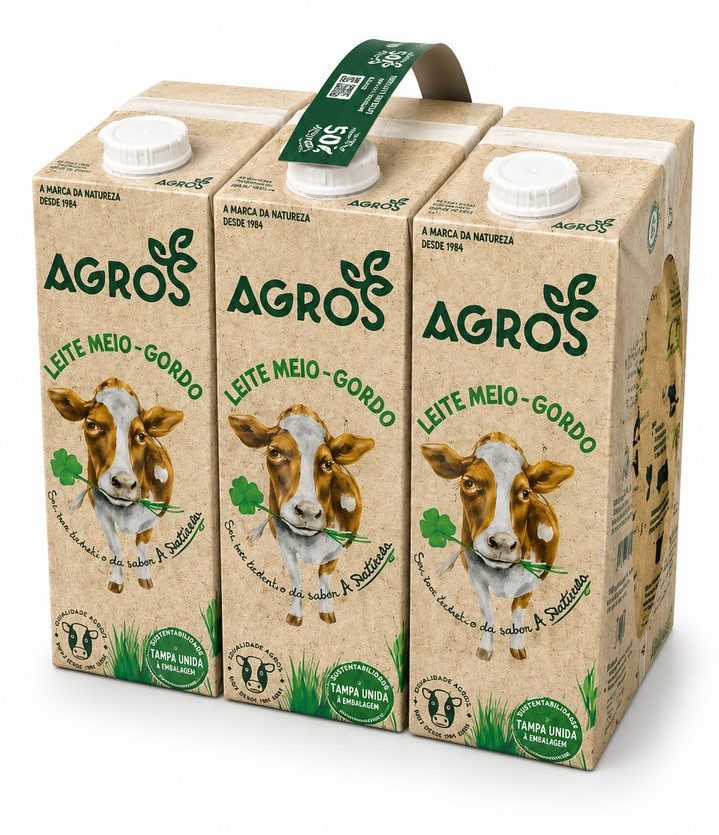 LEITE M/G 6x1L AGROS